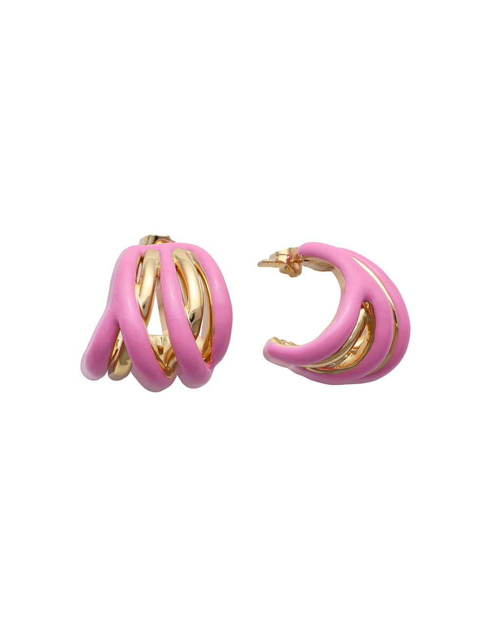 EARRINGS WOVEN GOLD