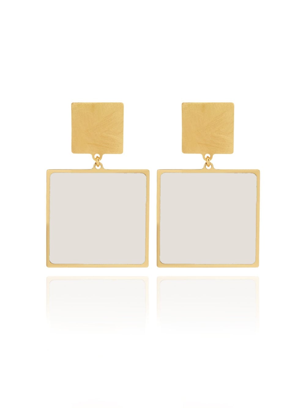 orecchini quadrato casablanca francesca bianchi design orecchini design orecchini pendenti piccoli