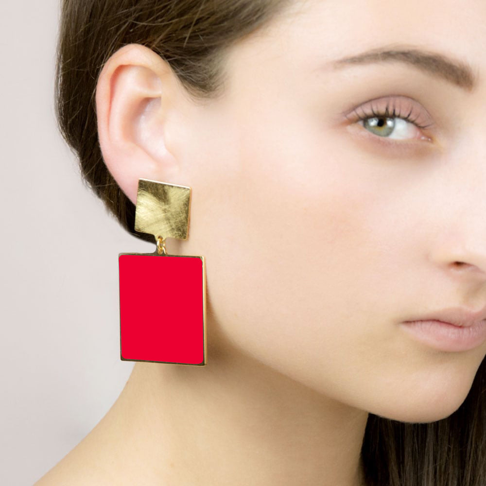 ORECCHINI QUADRATO