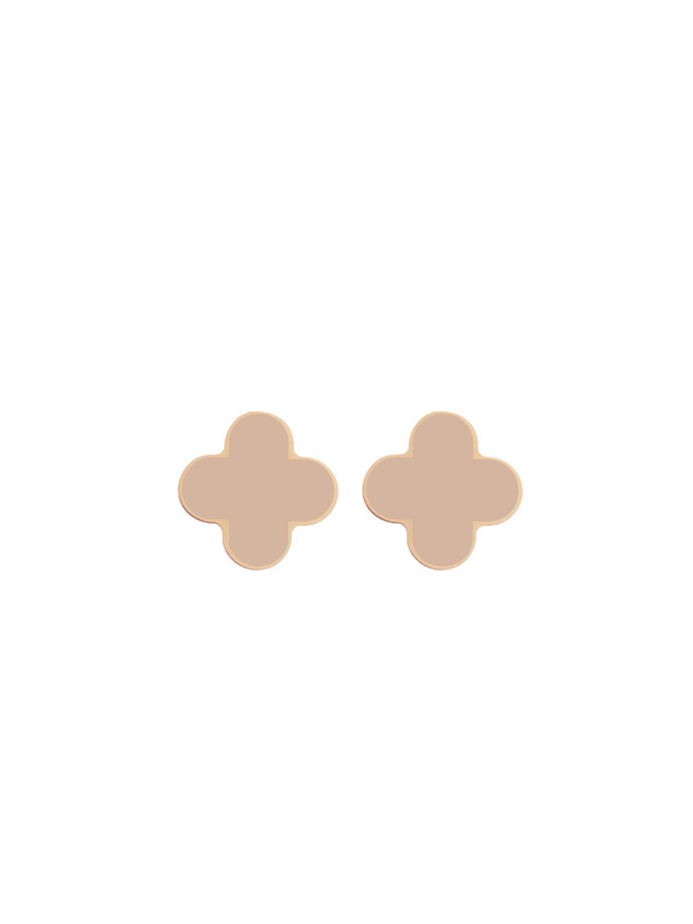 STUD EARRINGS QUATERFOIL