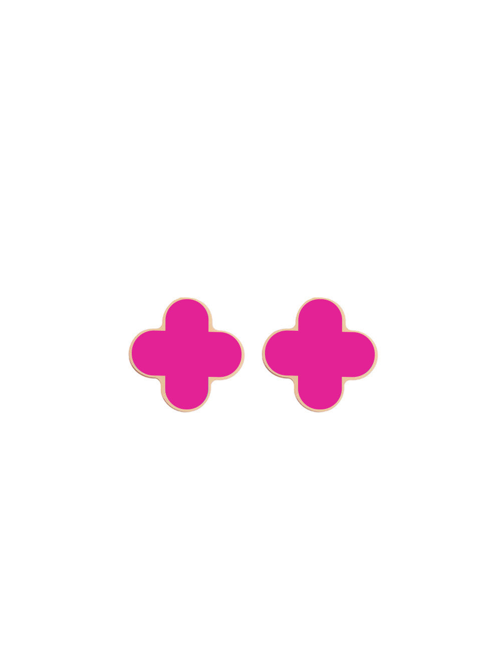 STUD EARRINGS QUATERFOIL