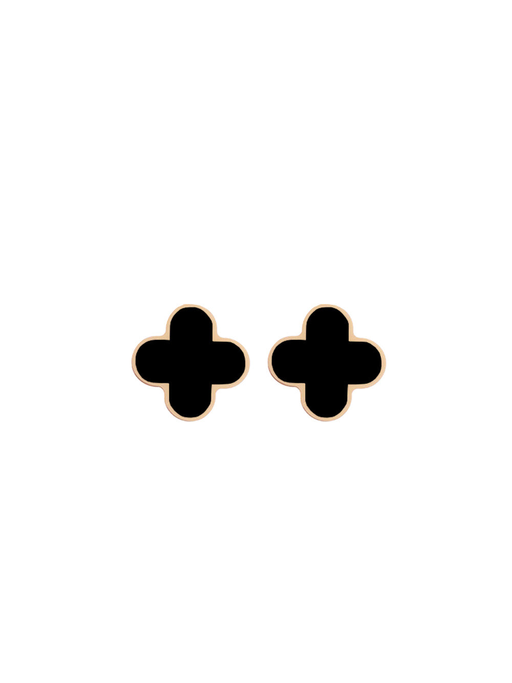 STUD EARRINGS QUATERFOIL