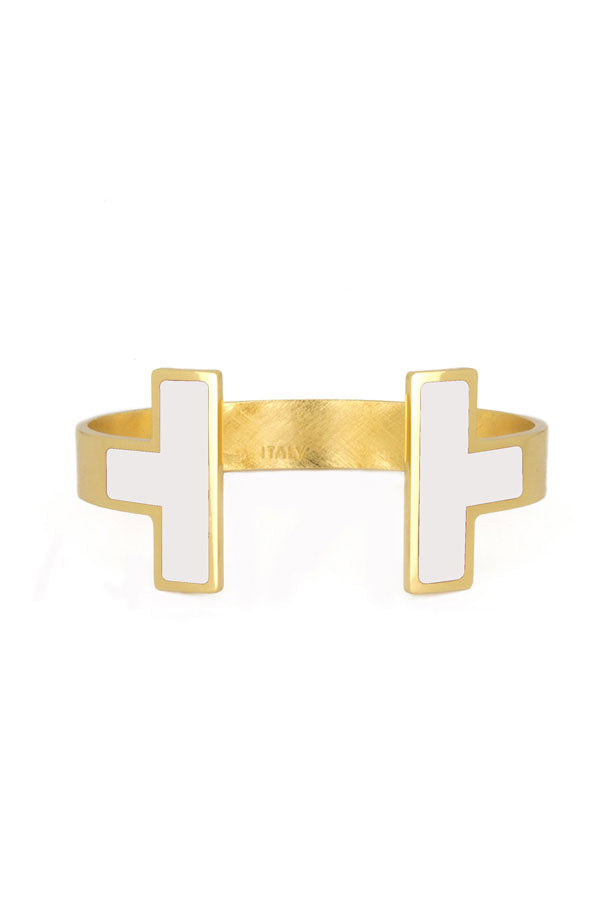 bracciale a t casablanca francesca bianchi design gioielli bracciali bracciale bianco