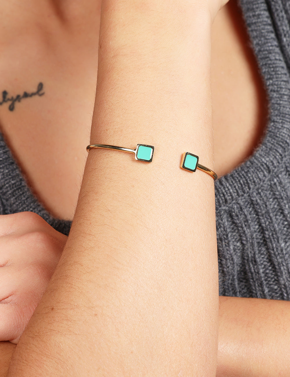 BRACCIALE WIRE QUADRATO