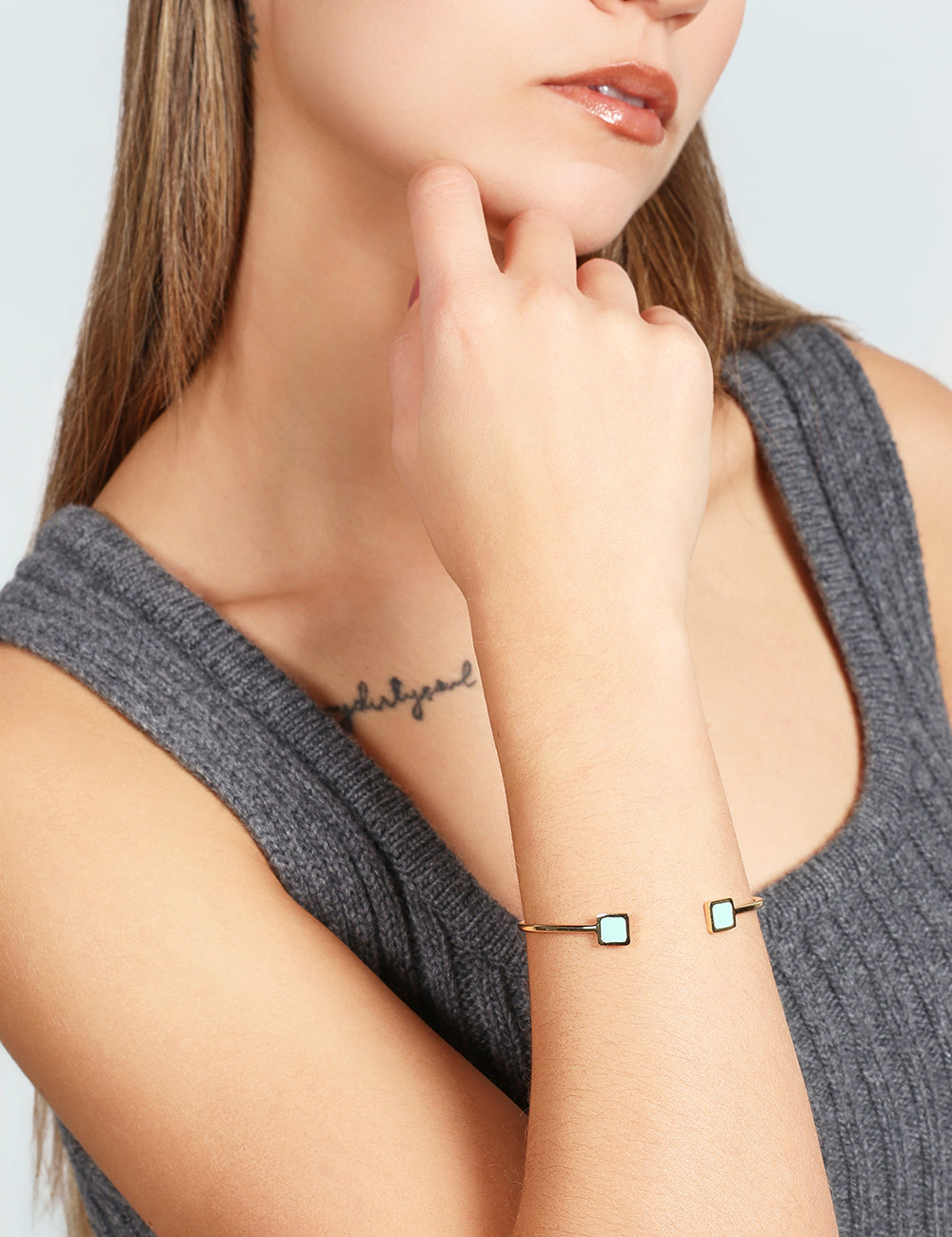 BRACCIALE WIRE QUADRATO