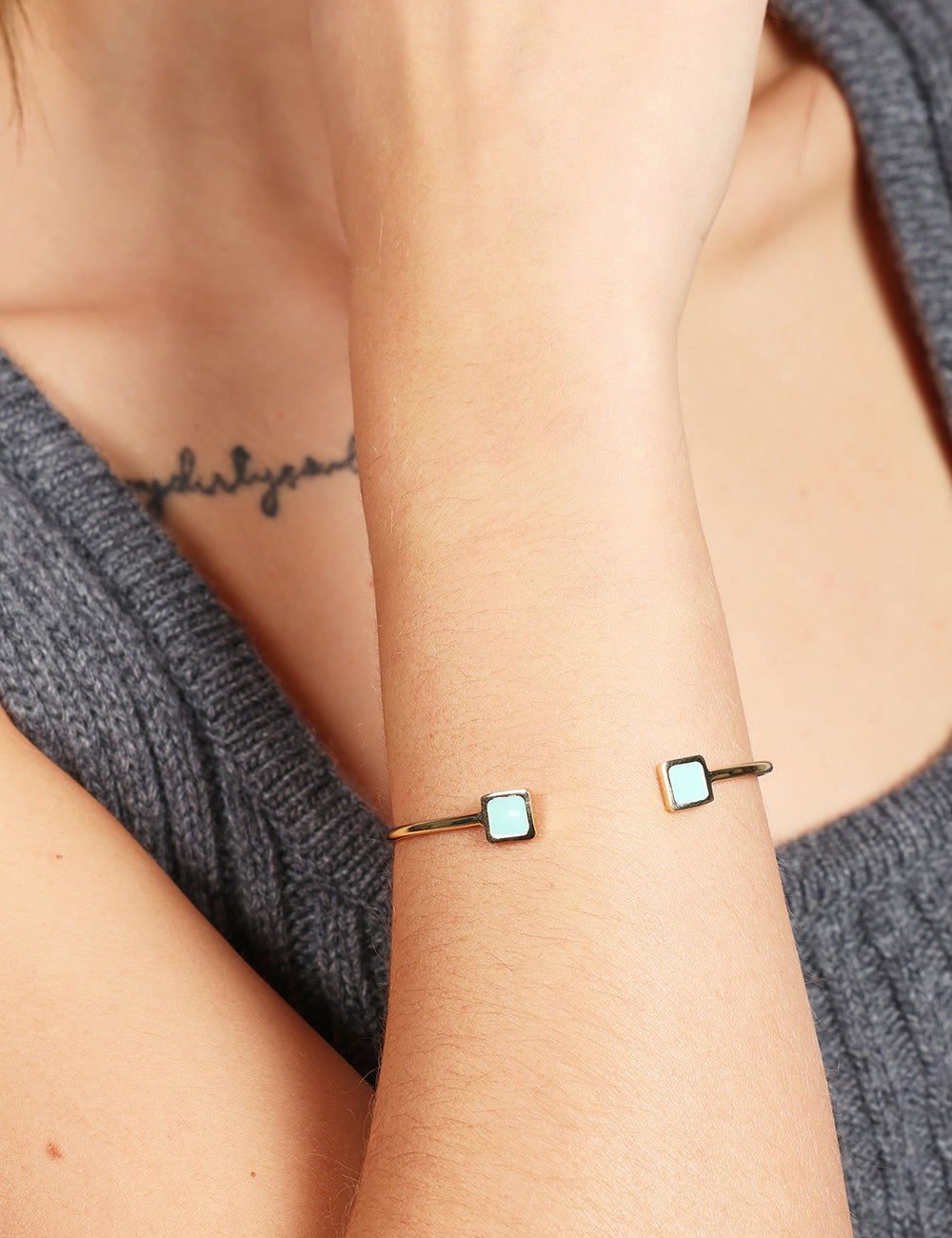 BRACCIALE WIRE QUADRATO