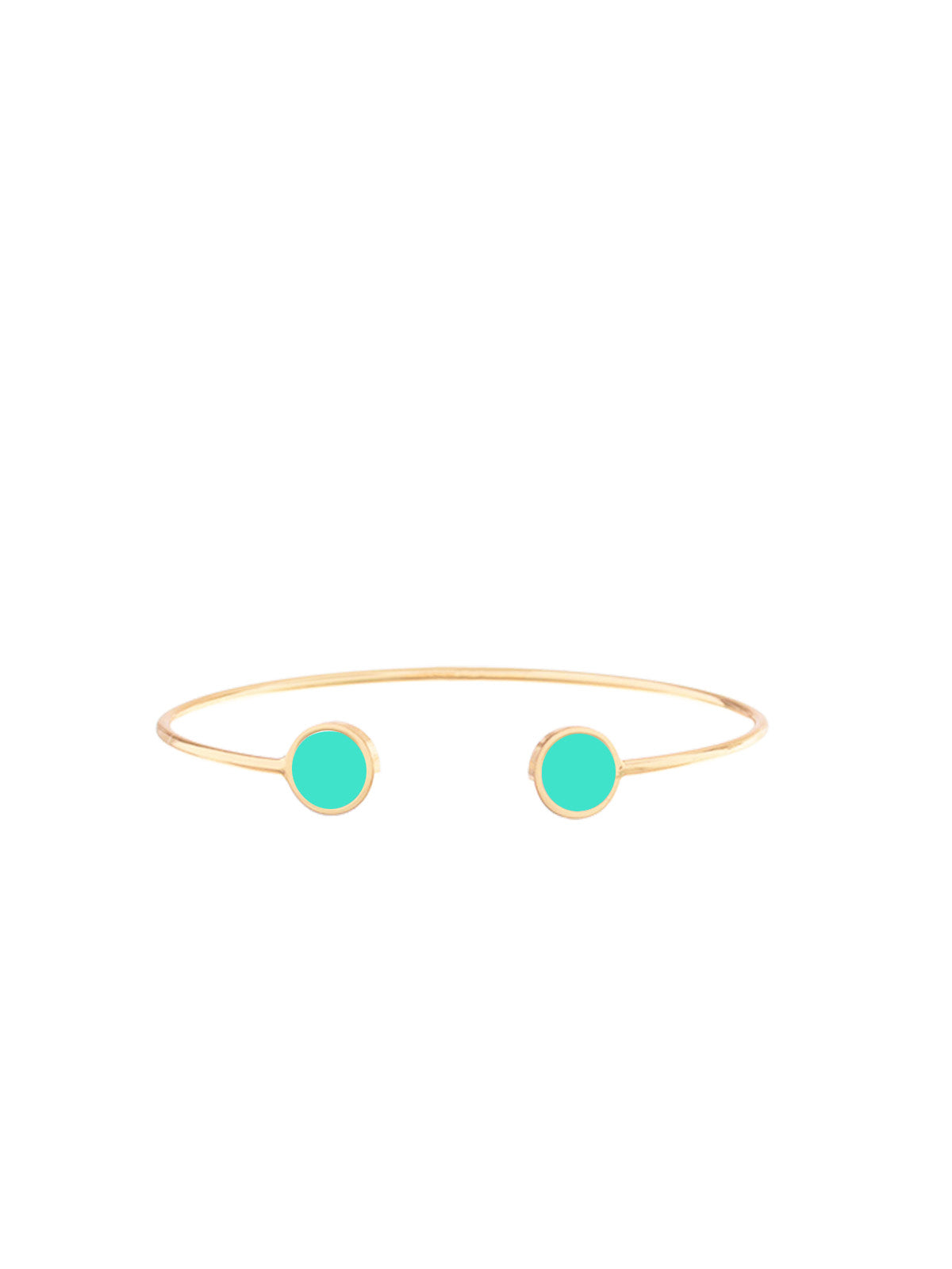 bracciale wire giro verde acqua francesca bianchi design gioielli bracciali bracciale giro