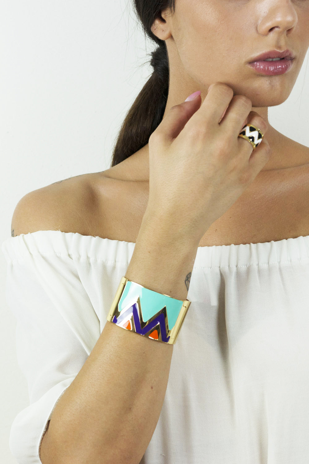 BRACCIALE CERNIERA CHEVRON