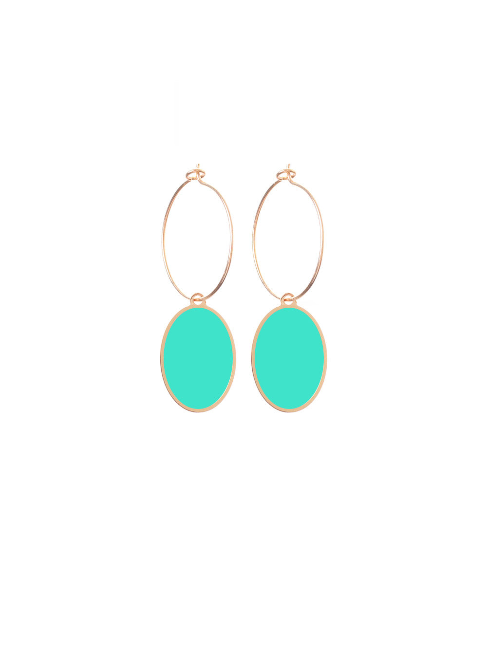 orecchini gilly verde acqua francesca bianchi design gioielli bracciali cerchietto oro