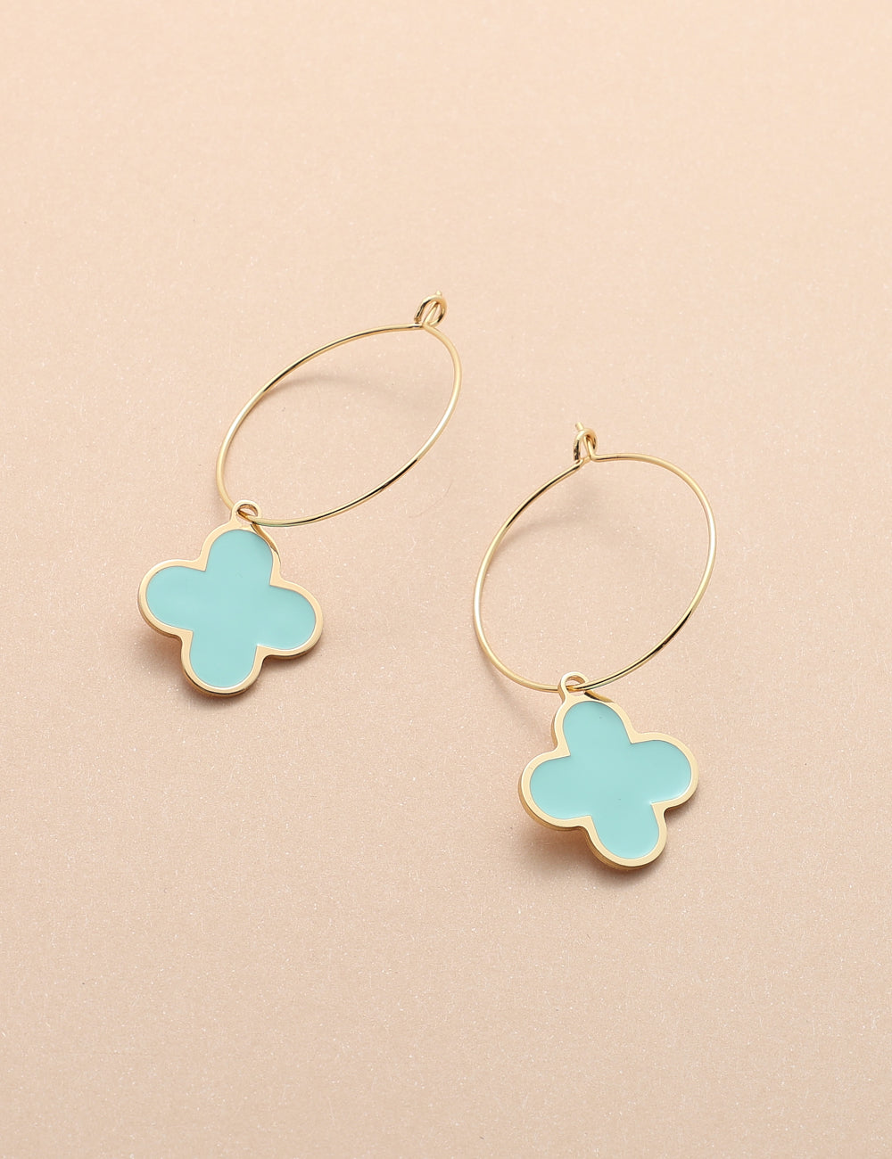 ORECCHINI HOOP FIORE