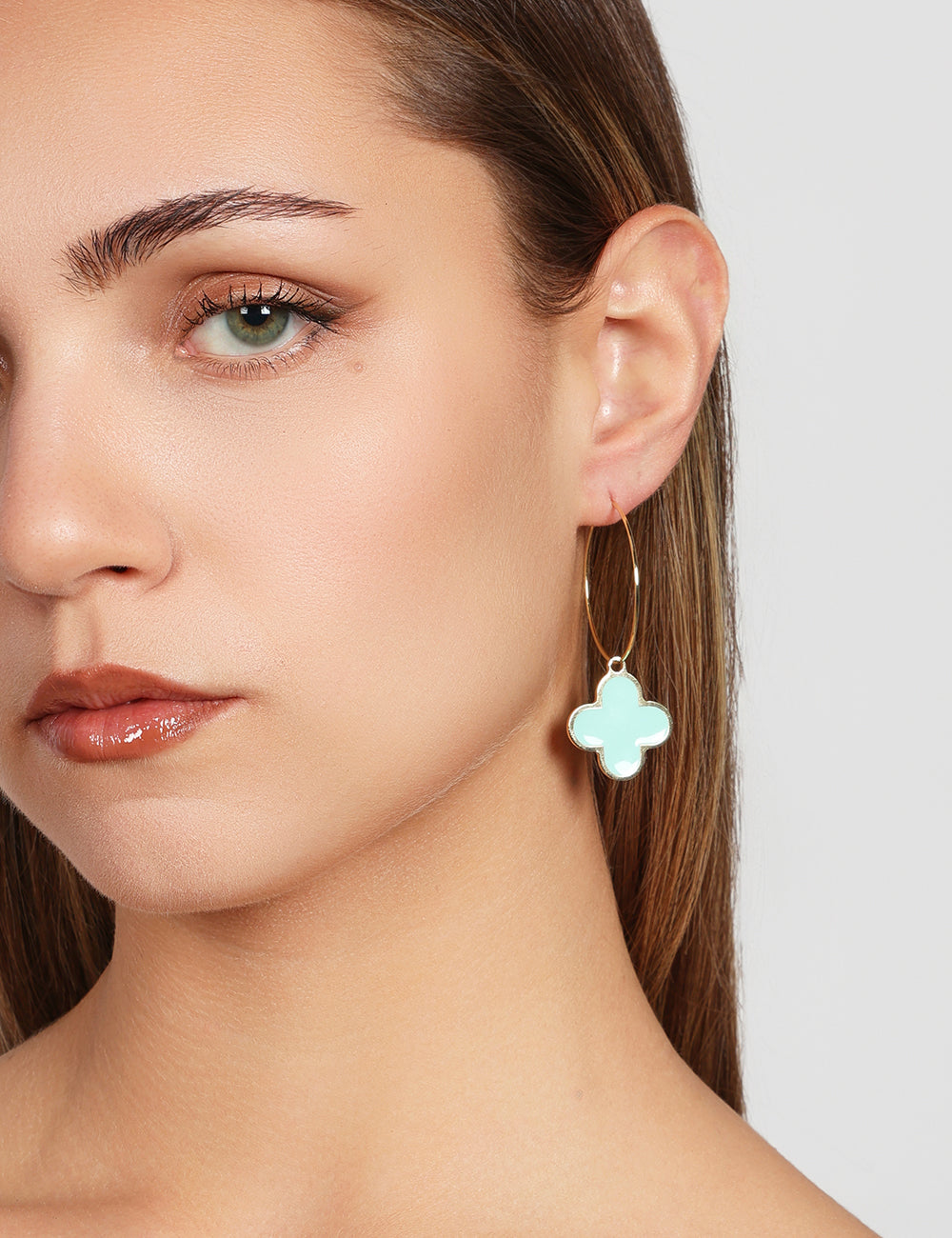 ORECCHINI HOOP FIORE