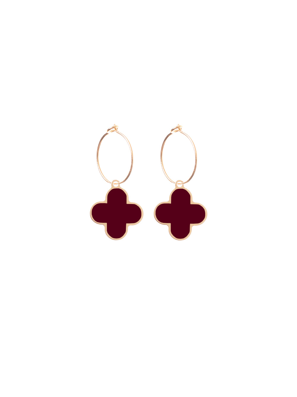 ORECCHINI HOOP FIORE