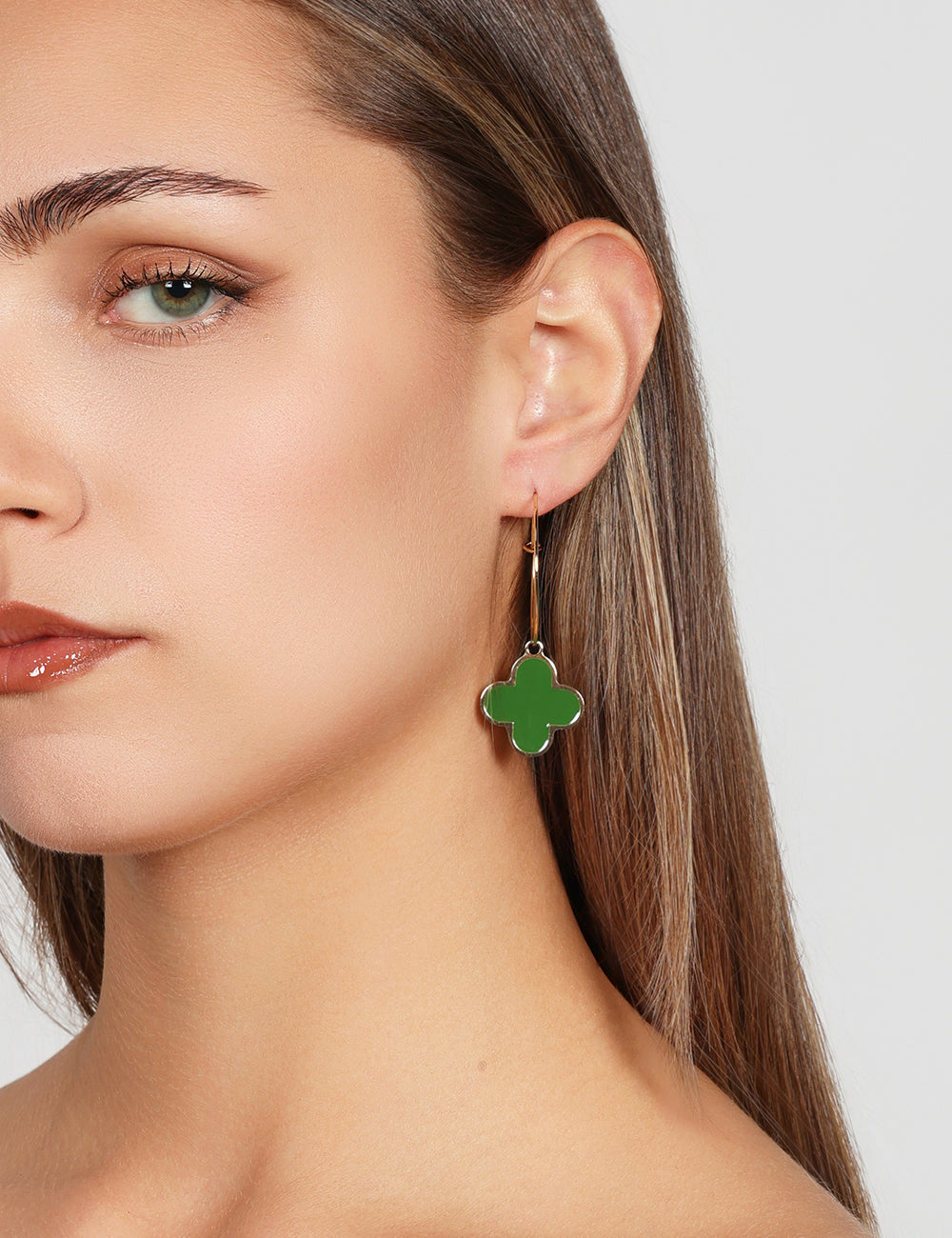 ORECCHINI HOOP FIORE