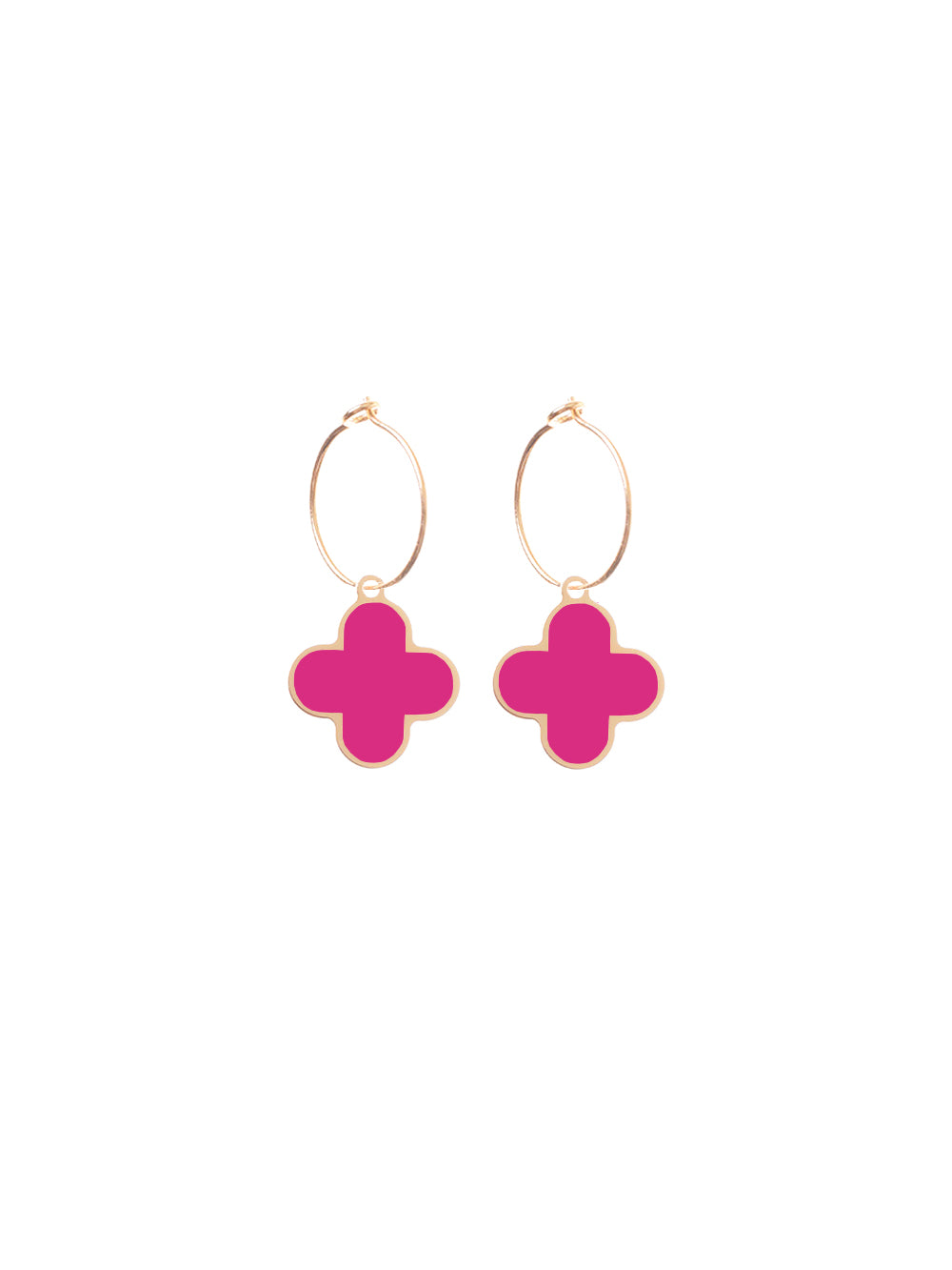 ORECCHINI HOOP FIORE