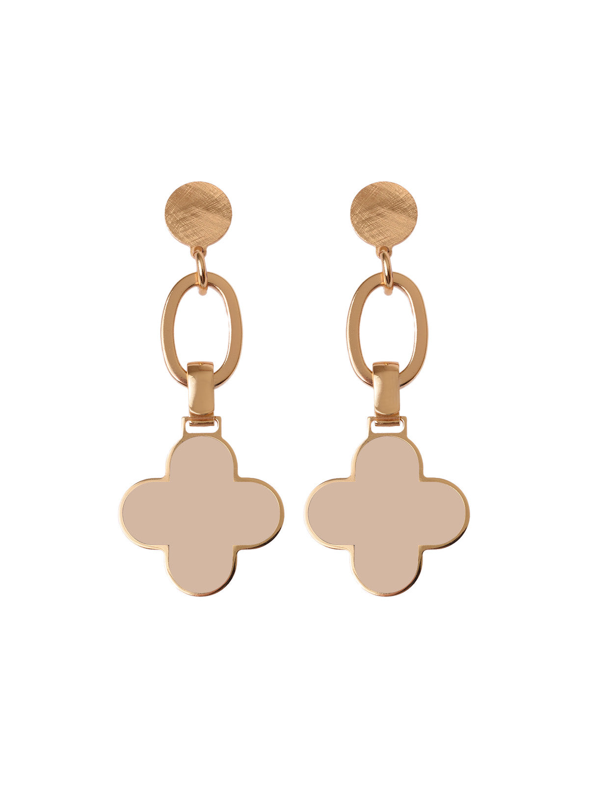 ORECCHINI DORATI QUADRIFOGLIO