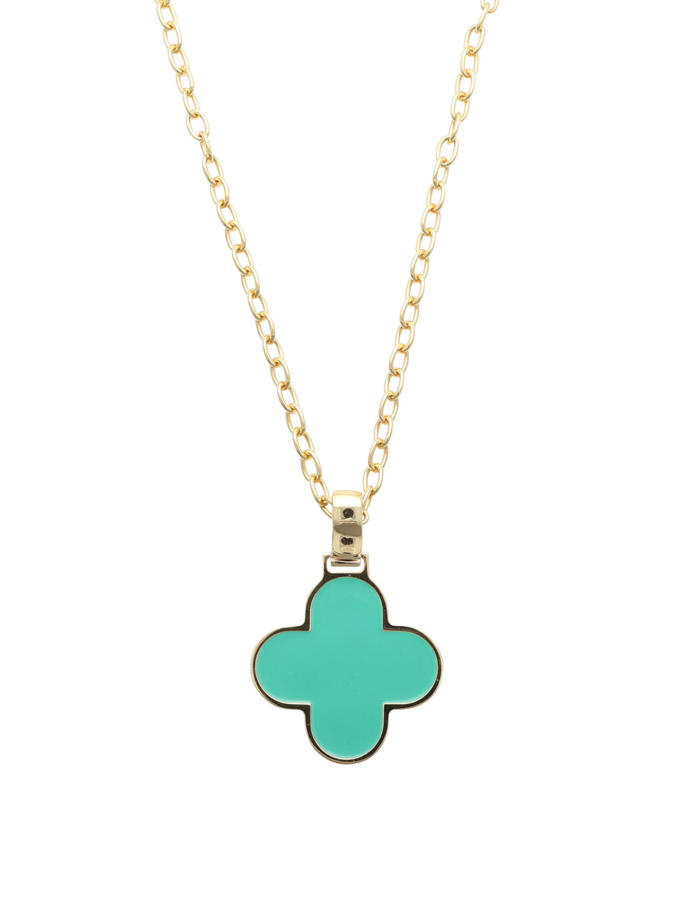 COLLANA CON QUADRIFOGLIO