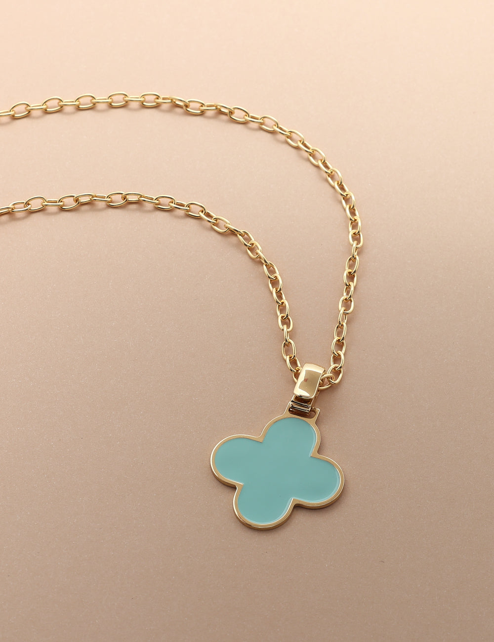 COLLANA CON QUADRIFOGLIO