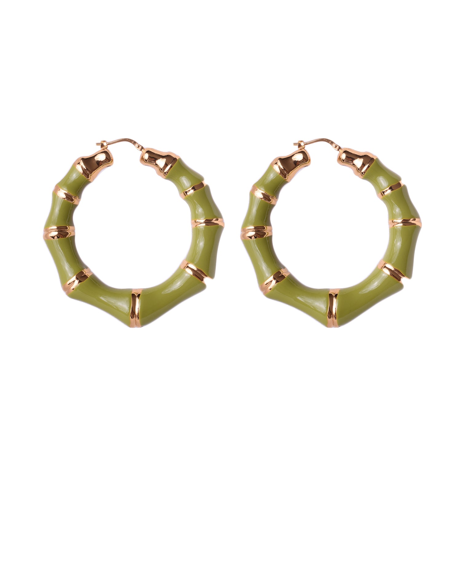 EARRINGS HOOP BAMBOO