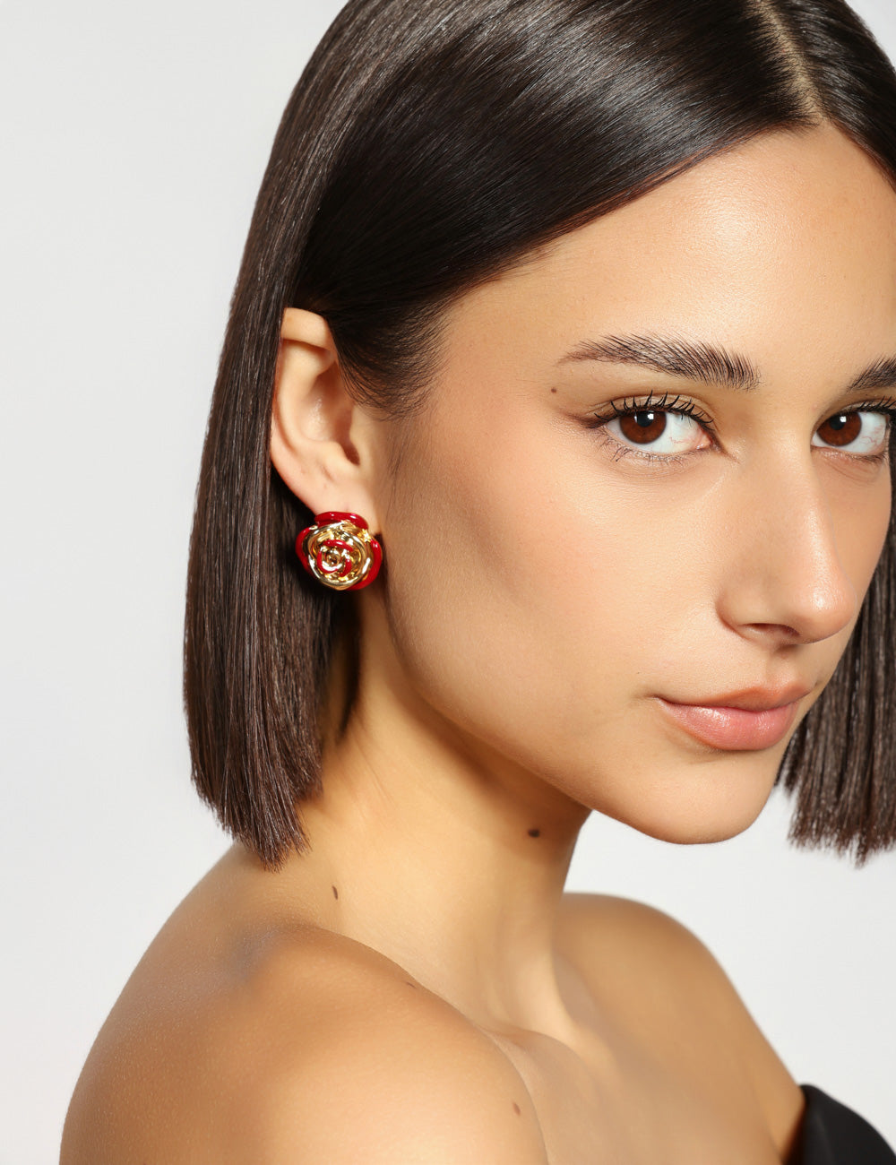 ORECCHINI ROSA PICCOLA