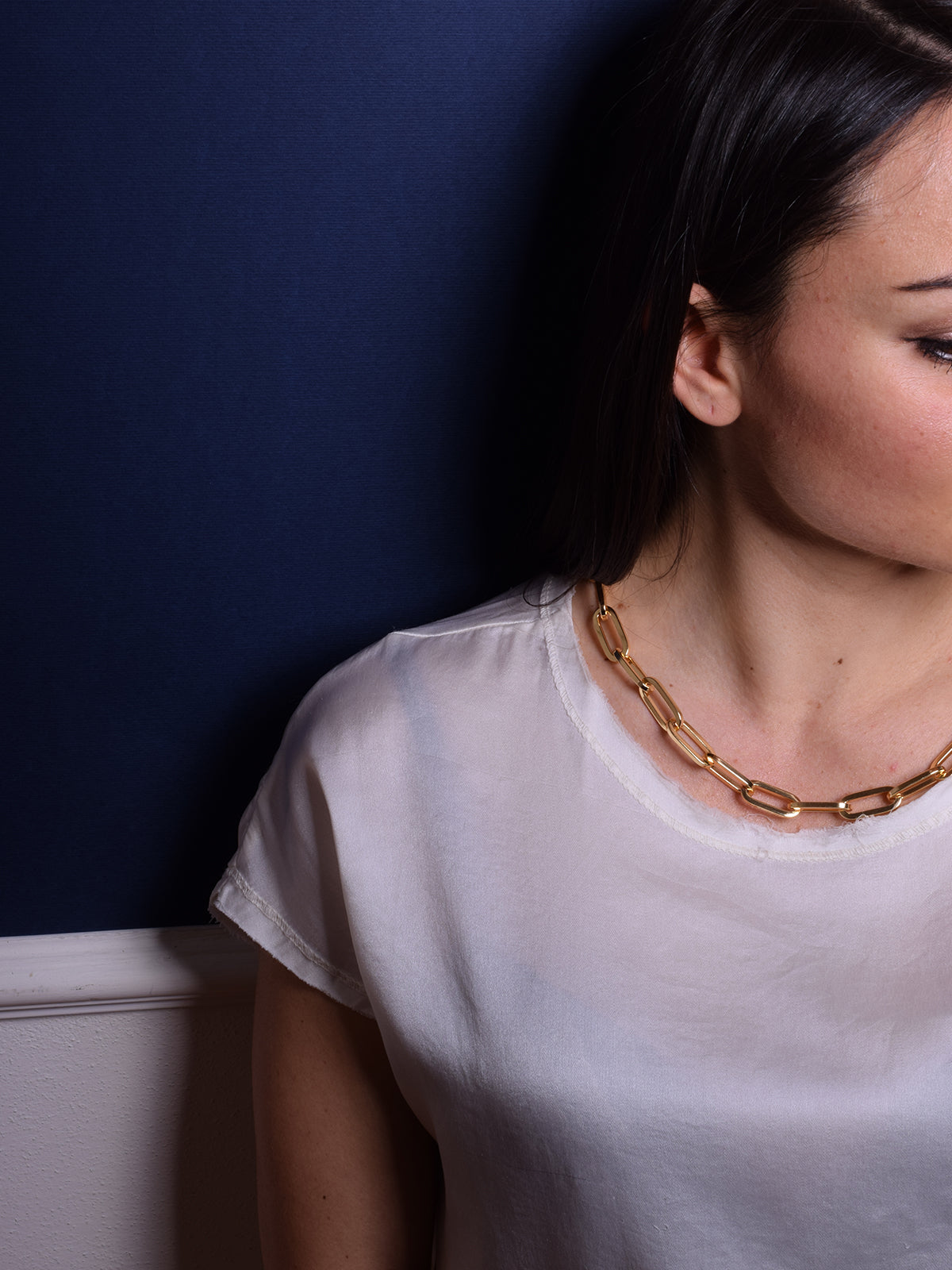 OVAL FERR NECKLACE