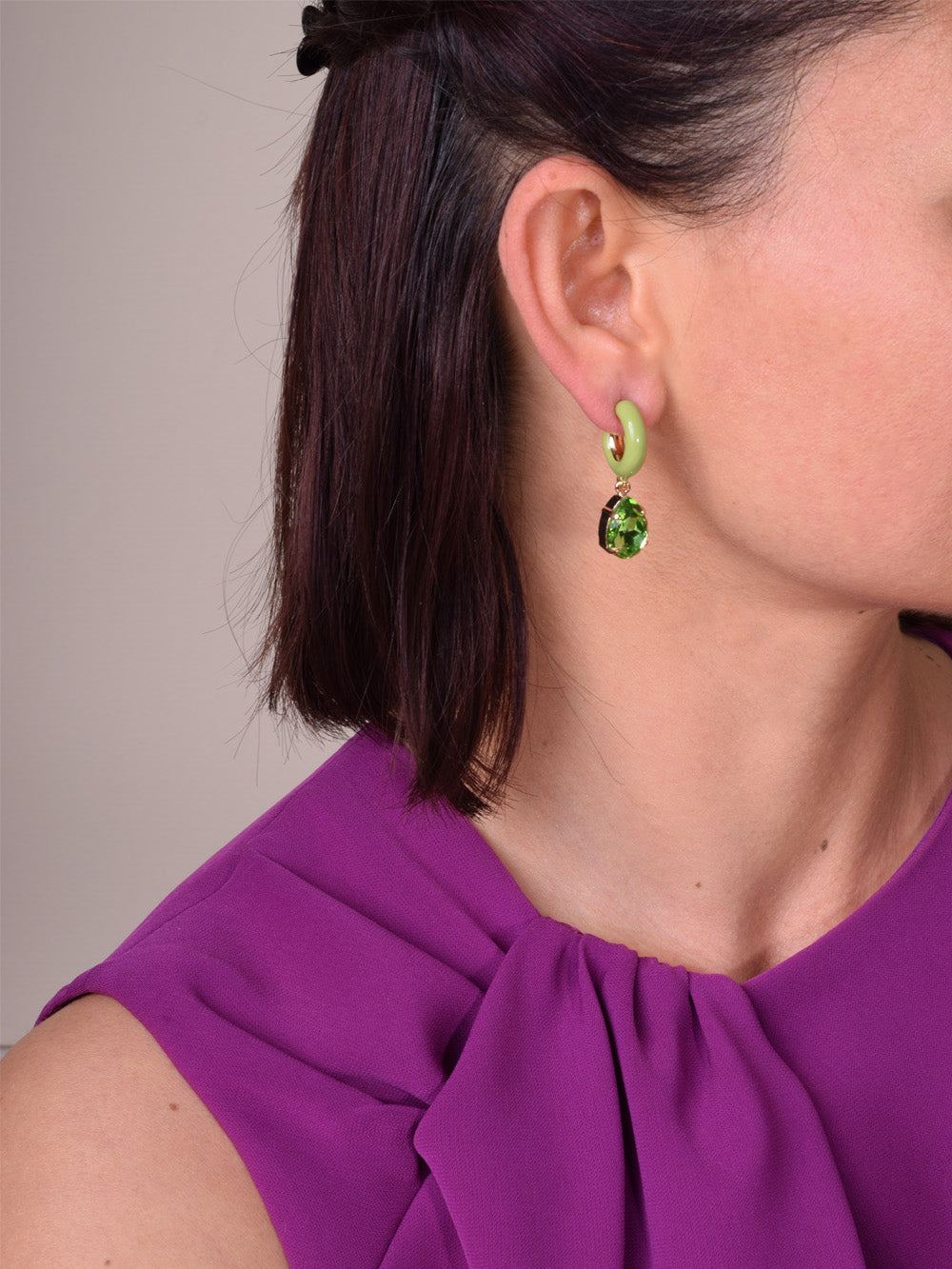 EARRINGS DROP CRYSTALS