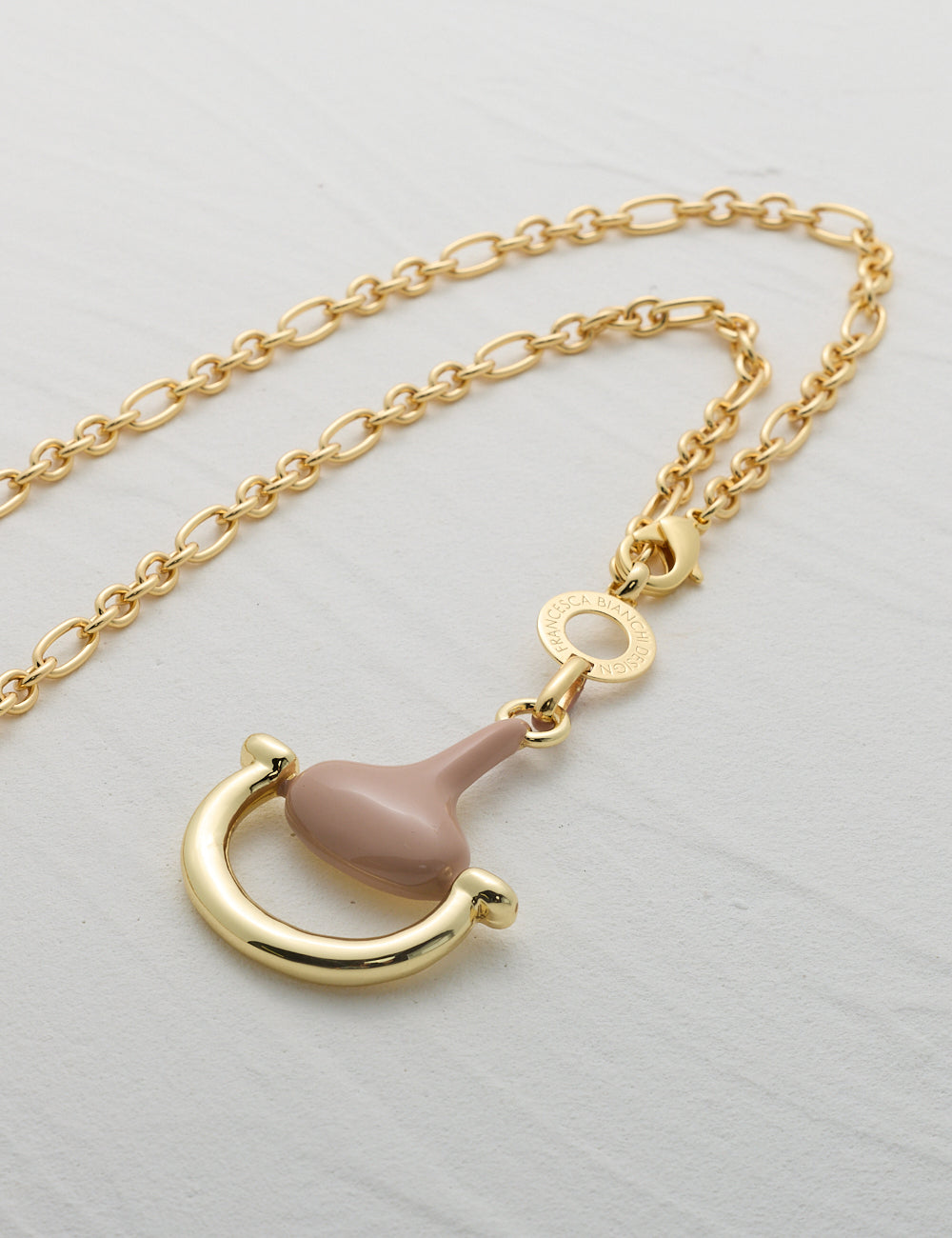 LARGE STIRRUP NECKLACE