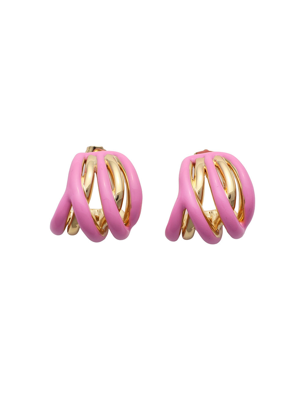 EARRINGS WOVEN GOLD