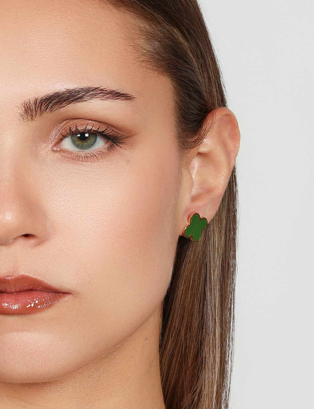 ORECCHINI TAPPABUCO QUADRIFOGLIO MINI