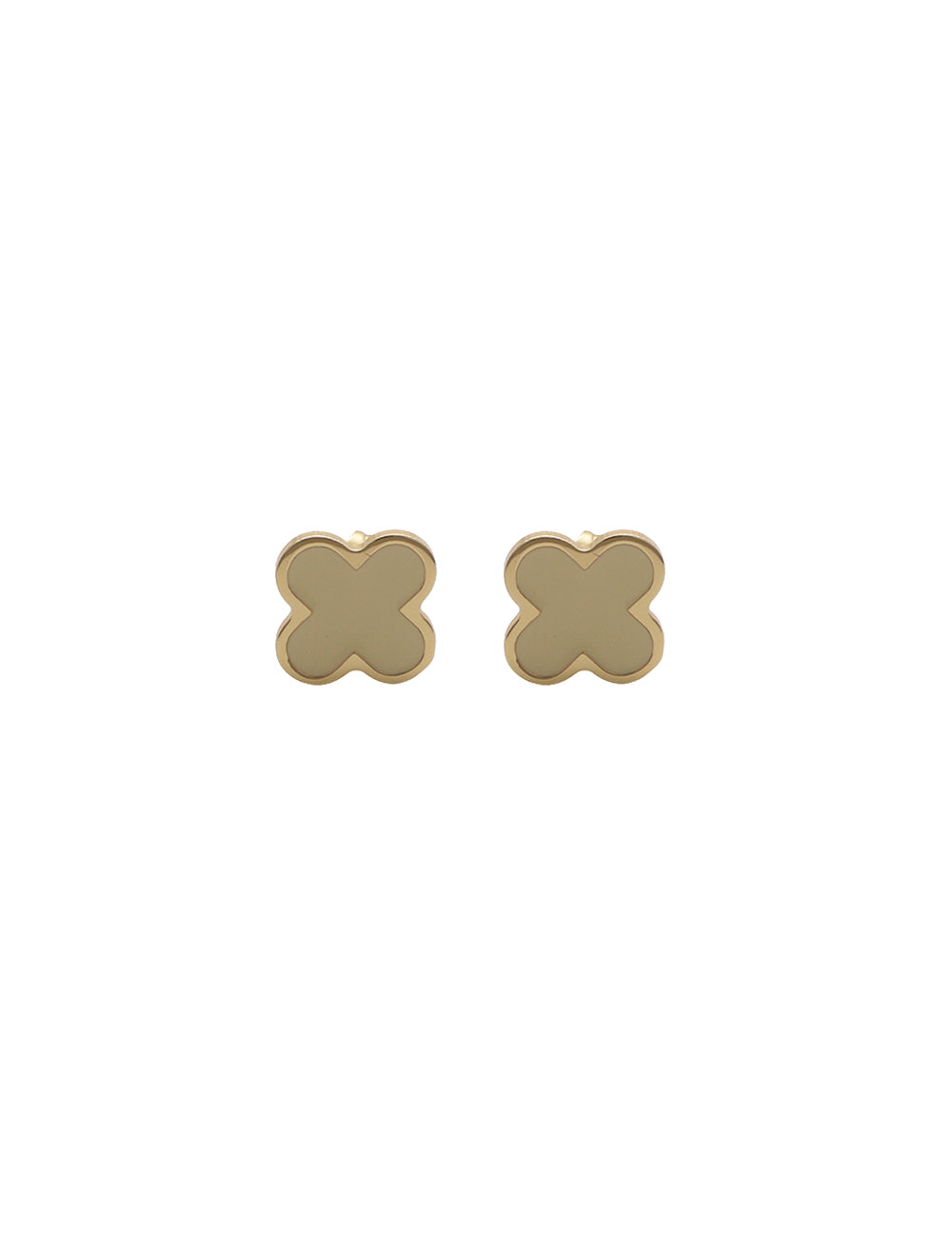 MINI FOUR-LEAF CLOVER EARRINGS