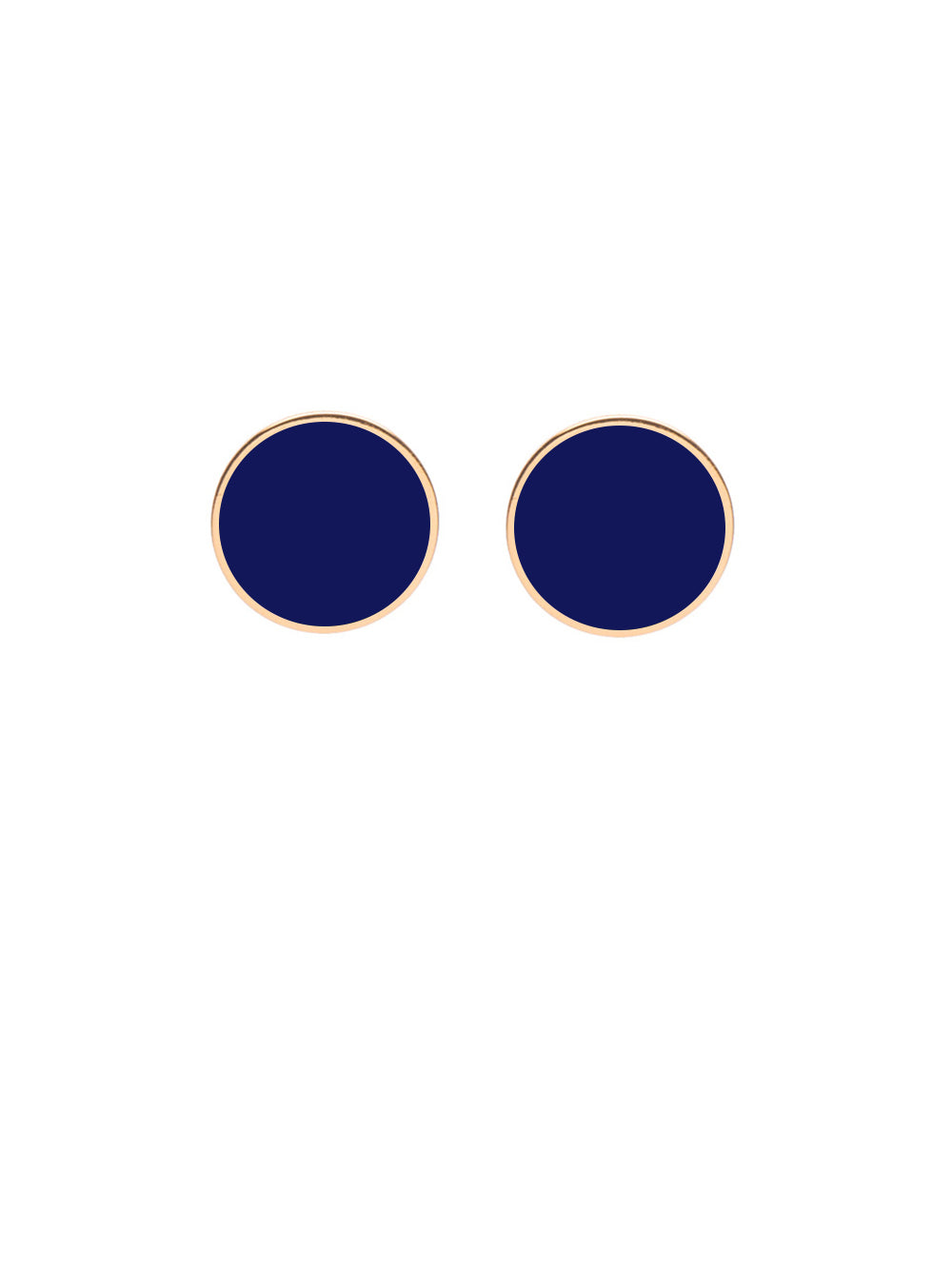 orecchini tappabuco 20 blu navy francesca bianchi design gioielli orecchini orecchini piccoli
