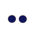 orecchini tappabuco 20 blu navy francesca bianchi design gioielli orecchini orecchini piccoli