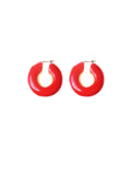 orecchini cerchio orecchini cerchio colette rosso francesca bianchi design