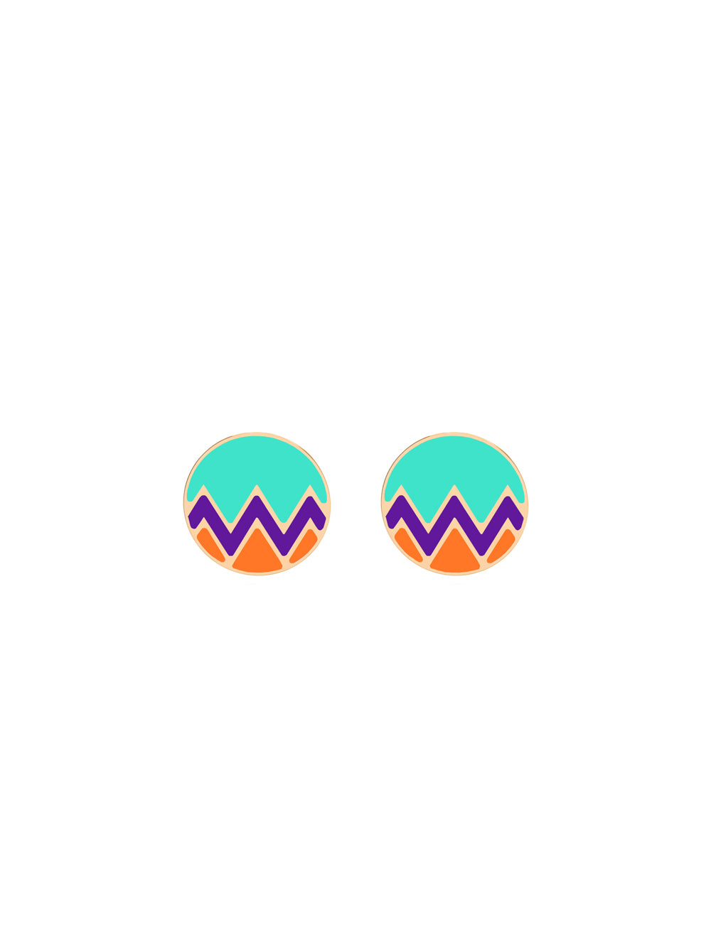 ORECCHINI TAPPABUCO CHEVRON