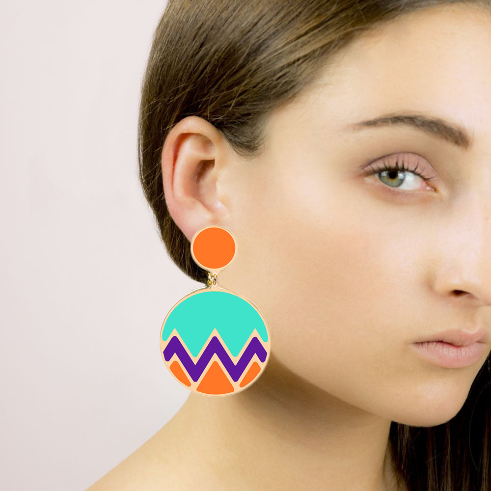CHEVRON EARRINGS