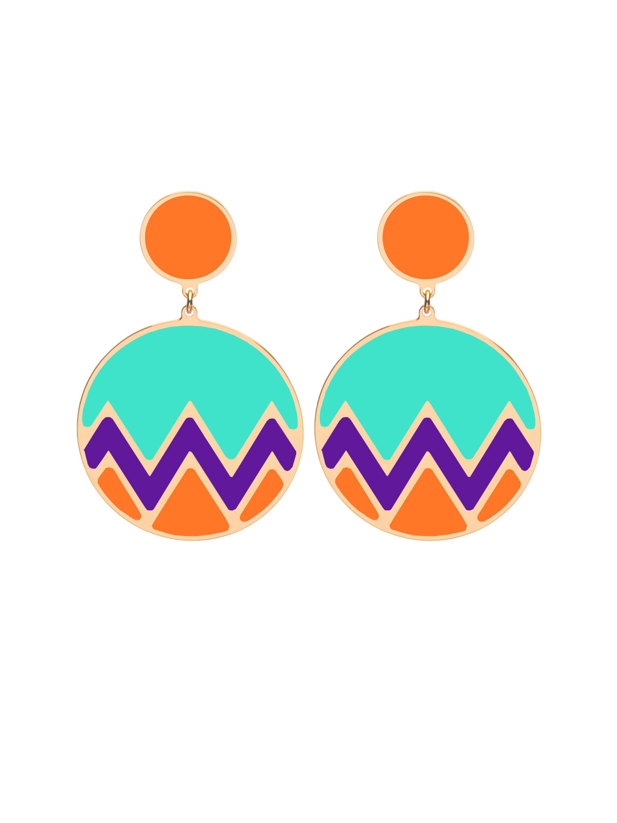 CHEVRON EARRINGS