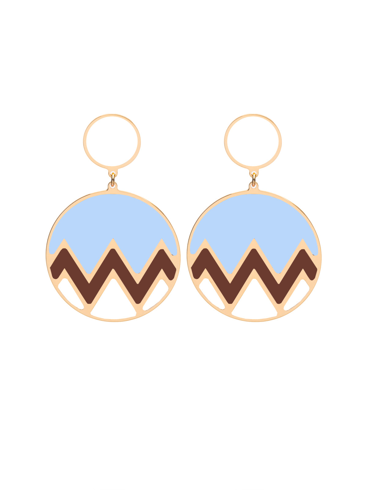 CHEVRON EARRINGS