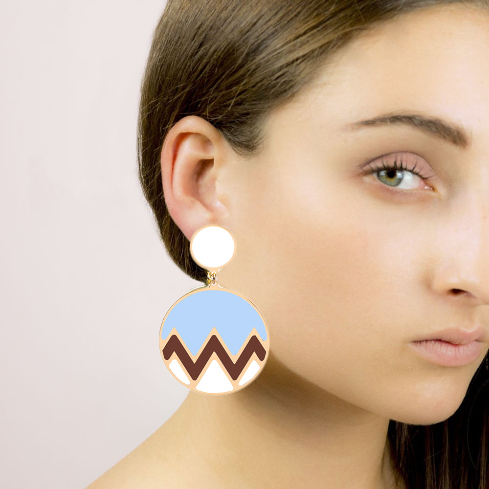 CHEVRON EARRINGS