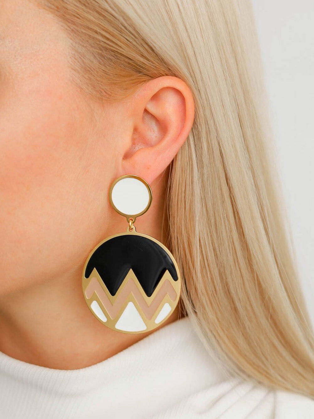 CHEVRON EARRINGS