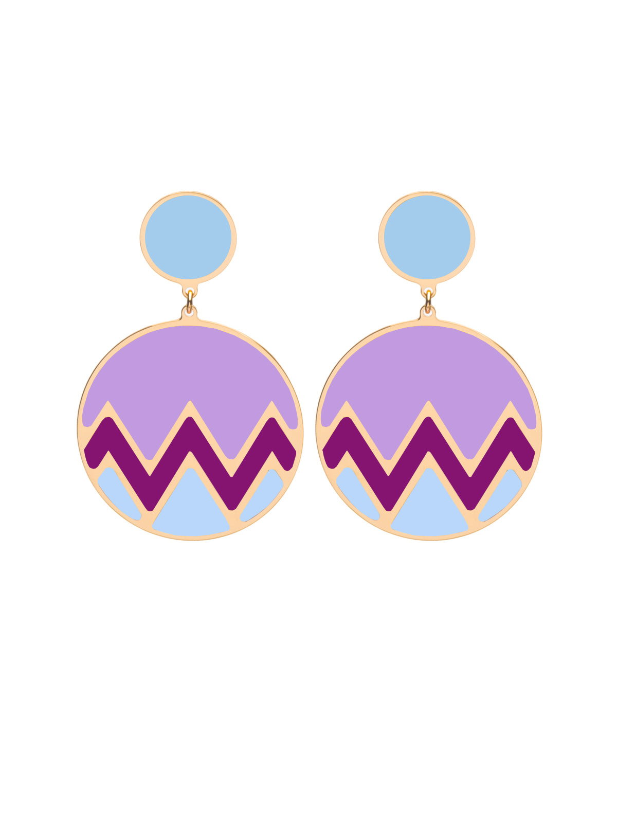 CHEVRON EARRINGS