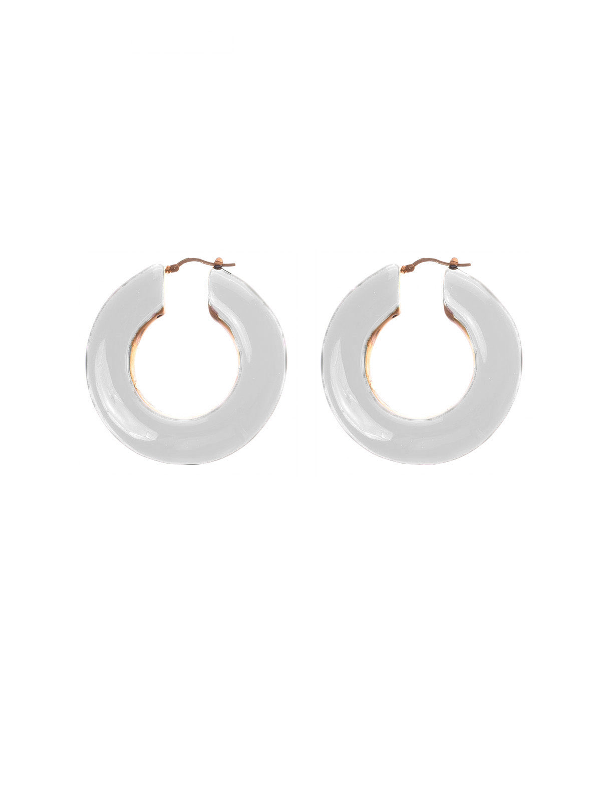 orecchini colette bianco big francesca bianchi design orecchini design orecchini disco