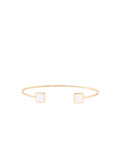bracciale wire quadrato bianco francesca bianchi design gioielli bracciali bracciale quadrato