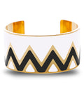 bracciale chvron casablanca francesca bianchi design gioielli bracciali bracciale rigido bianco