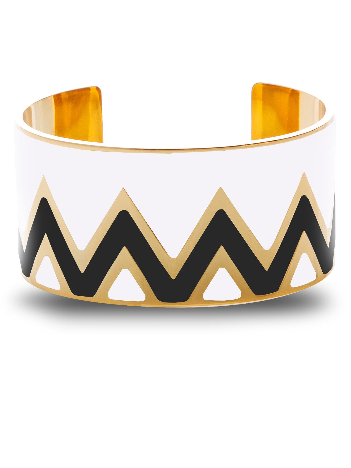bracciale chvron casablanca francesca bianchi design gioielli bracciali bracciale rigido bianco