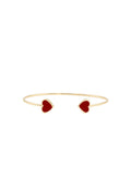 francesca bianchi design gioielli bracciali bracciale cuore bracciale wire cuore bordeaux