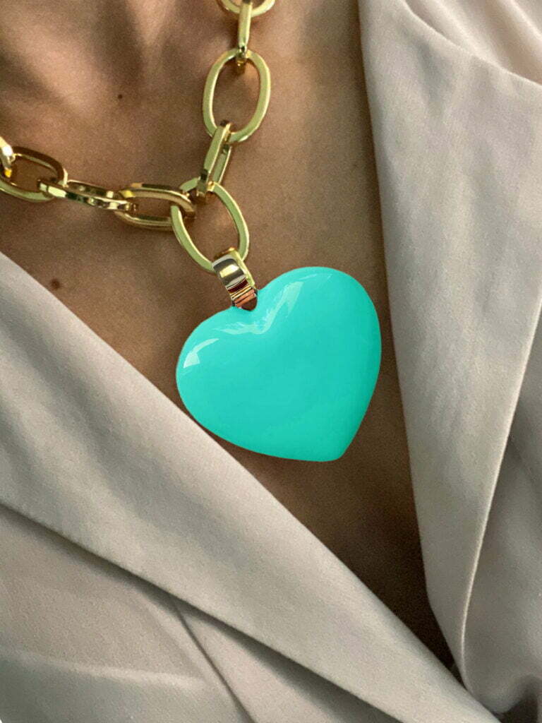 ROUNDED HEART PENDANT