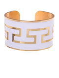 bracciale greca etrusca casablanca francesca bianchi design gioielli bracciali bracciale bianco
