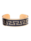 bracciale greca etrusca mini noir francesca bianchi design gioielli bracciali bracciale a schiava