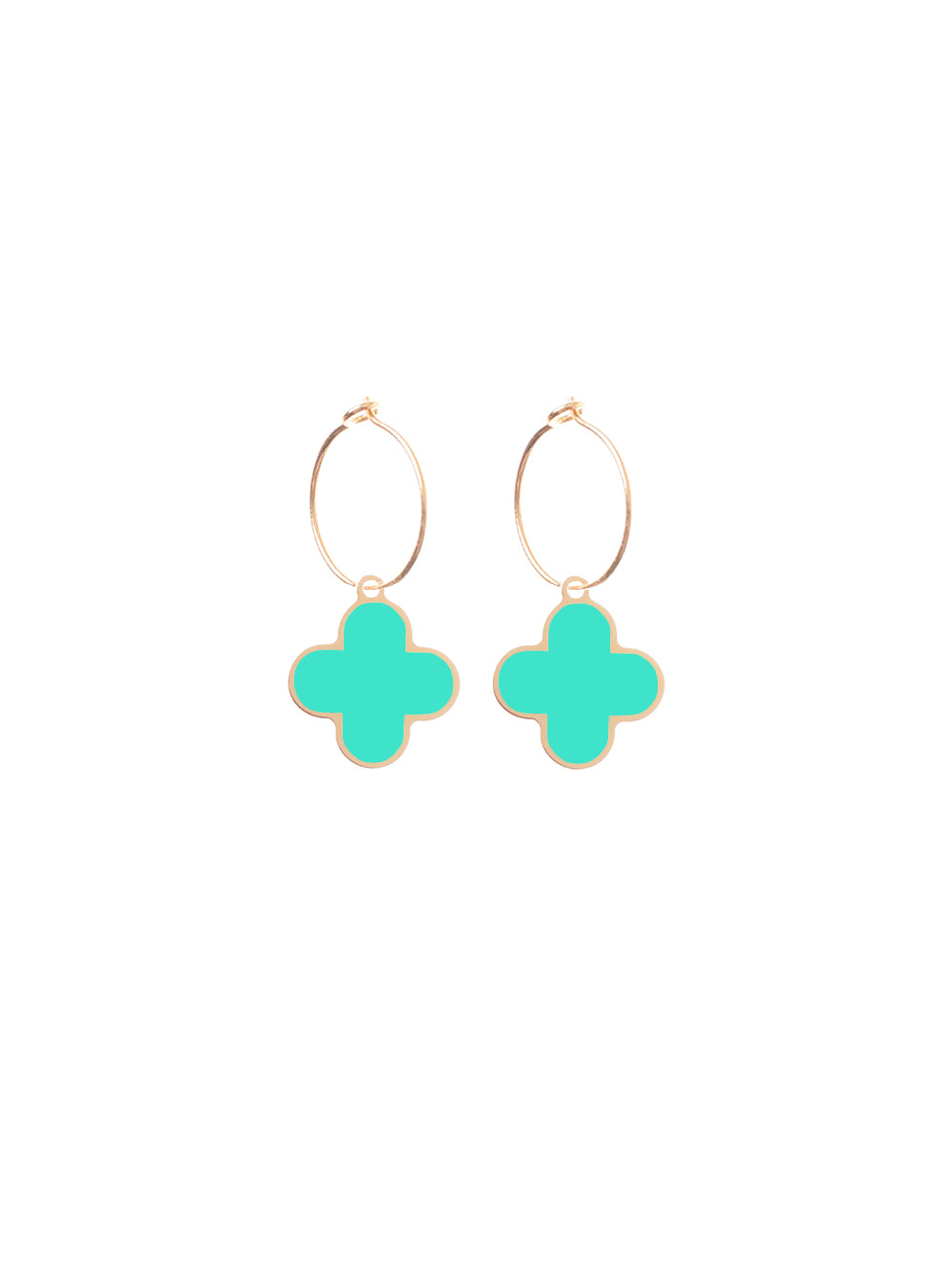 ORECCHINI HOOP FIORE