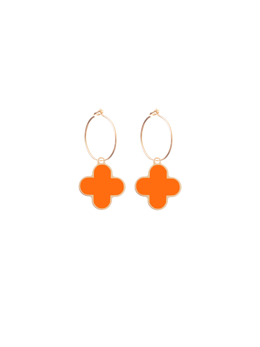 ORECCHINI HOOP FIORE