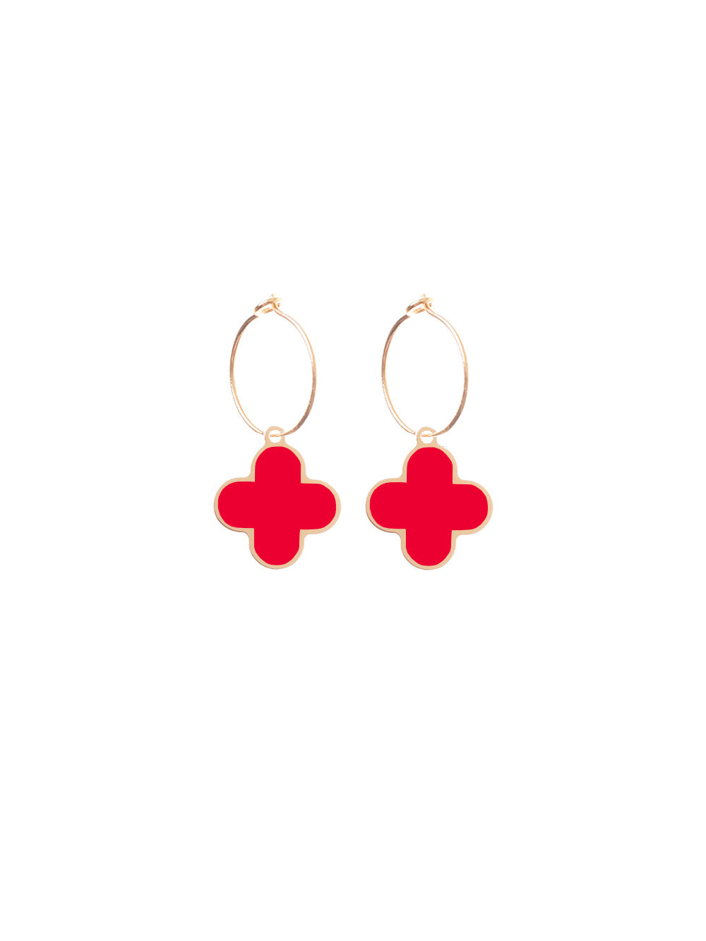 ORECCHINI HOOP FIORE